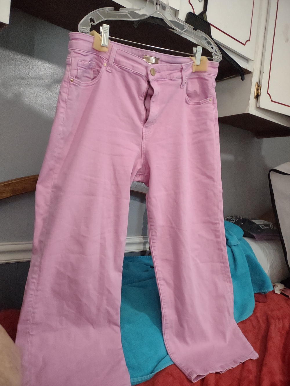 Kut from the Kloth Pink Size14 Flare Culotte Jeans